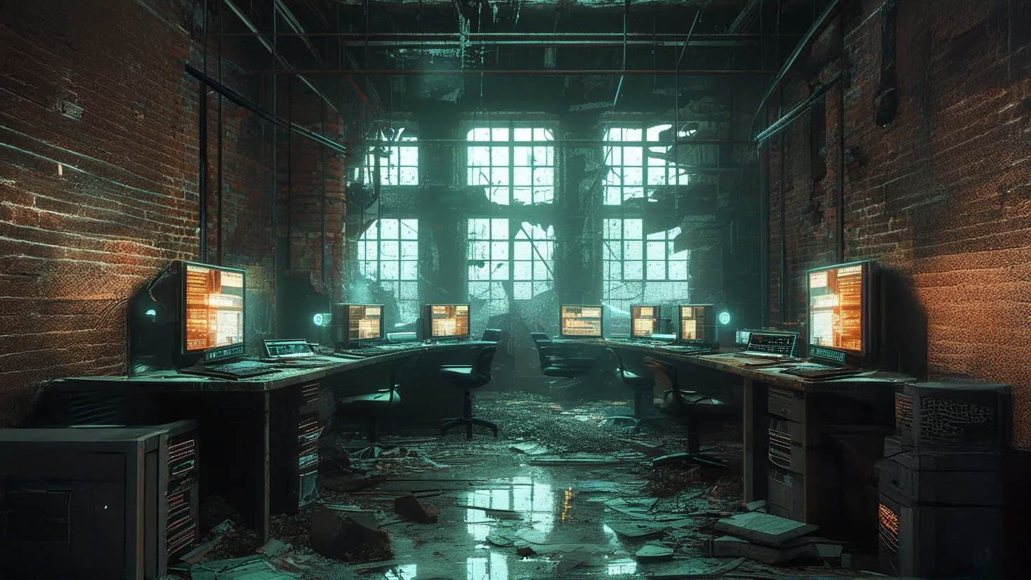 Reinhard Zoffel im dystopischen Büro